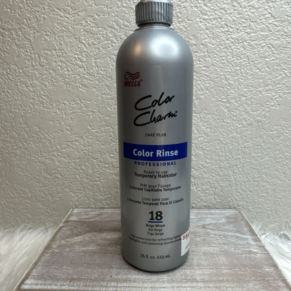 $36 🌙 WELLA Color CHARM COLOR RINSE BEIGE WHEAT 18 NEW